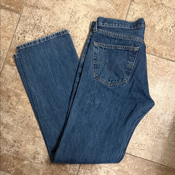 Levi's 501 Men's Blue Jeans 34x34 - Picture 2 of 6